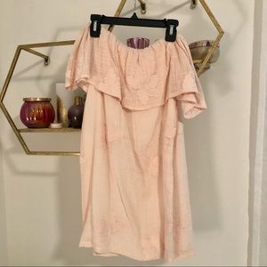 Off the Shoulder Strapless Dress